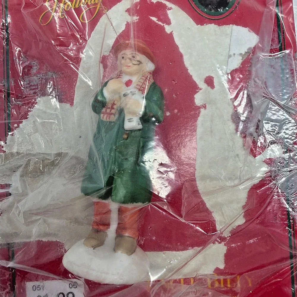 A Wonderful Holiday 1996 Uncle Billy Porcelain Figurine It's a Wonderful Life